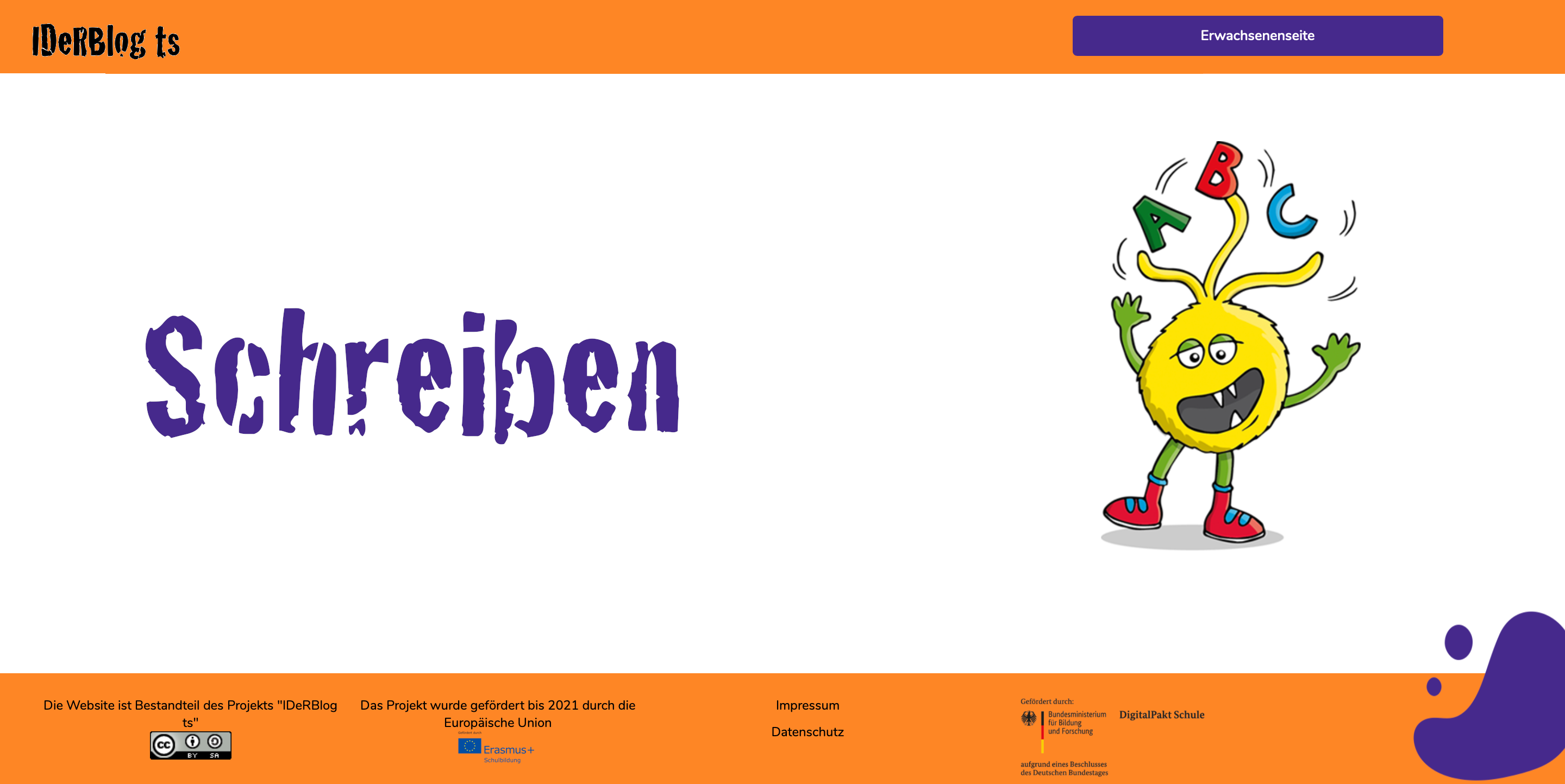 Bereich Schreiben